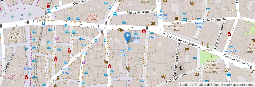 Mapa de ubicacion de Donzoko en Spagna, Comunidad De Madrid, Comunidad De Madrid, Área Metropolitana De Madrid Y Corredor Del Henares, Madrid.