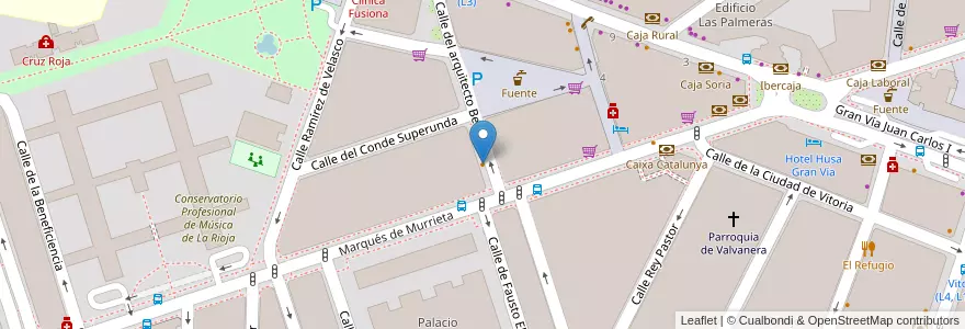 Mapa de ubicacion de Door B4 en 스페인, La Rioja, La Rioja, Logroño.