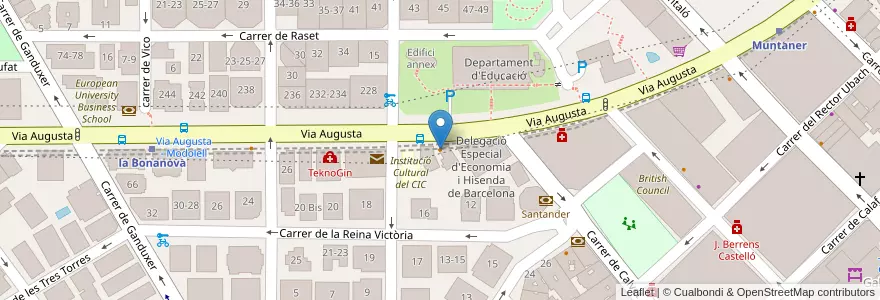 Mapa de ubicacion de dop en スペイン, カタルーニャ州, Barcelona, バルサルネス, Barcelona.