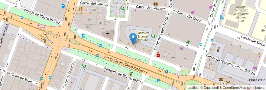 Mapa de ubicacion de Doraya en Sepanyol, Comunitat Valenciana, València / Valencia, Comarca De València, València.