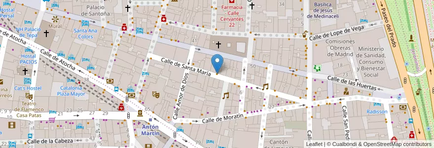 Mapa de ubicacion de Dos Gardenias en 西班牙, Comunidad De Madrid, Comunidad De Madrid, Área Metropolitana De Madrid Y Corredor Del Henares, Madrid.