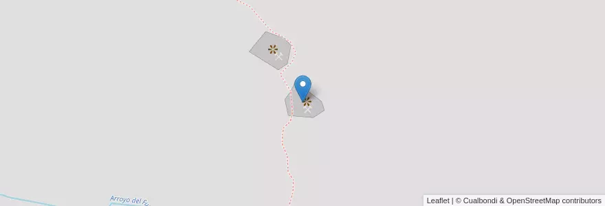 Mapa de ubicacion de Dos Huecos en アルゼンチン, ブエノスアイレス州, Partido De Tandil, Tandil.
