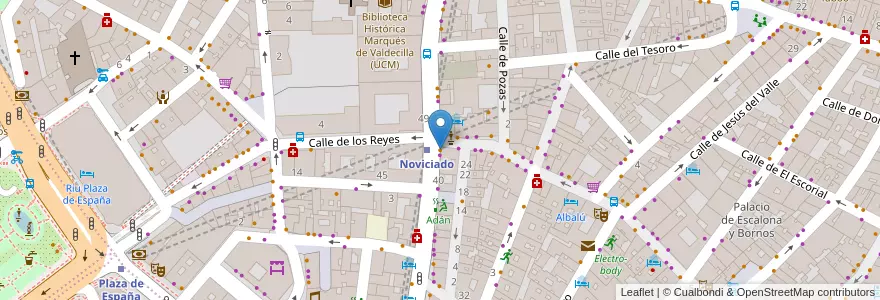 Mapa de ubicacion de Dos Passos en Espanha, Comunidade De Madrid, Comunidade De Madrid, Área Metropolitana De Madrid Y Corredor Del Henares, Madrid.