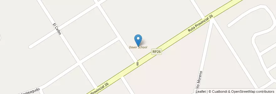 Mapa de ubicacion de Dover School en Argentinien, Provinz Buenos Aires, Partido De Escobar, Ingeniero Maschwitz.