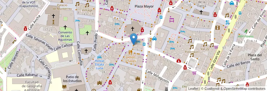 Mapa de ubicacion de DOZE en إسبانيا, قشتالة وليون, شلمنقة, دائرة شلمنقة, شلمنقة.