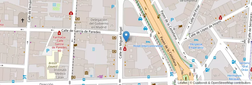 Mapa de ubicacion de D'Pipo en إسبانيا, منطقة مدريد, منطقة مدريد, Área Metropolitana De Madrid Y Corredor Del Henares, مدريد.