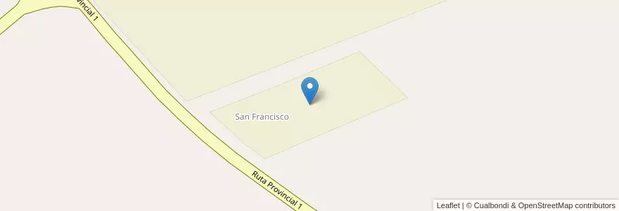 Mapa de ubicacion de DPV Campamento San Francisco en アルゼンチン, フフイ州, Departamento Ledesma, Municipio De Caimancito.