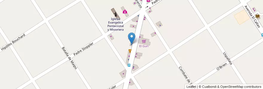 Mapa de ubicacion de Dr. Enrique M. Commado y Asociados en Argentinië, Buenos Aires, Partido De Malvinas Argentinas, Grand Bourg.