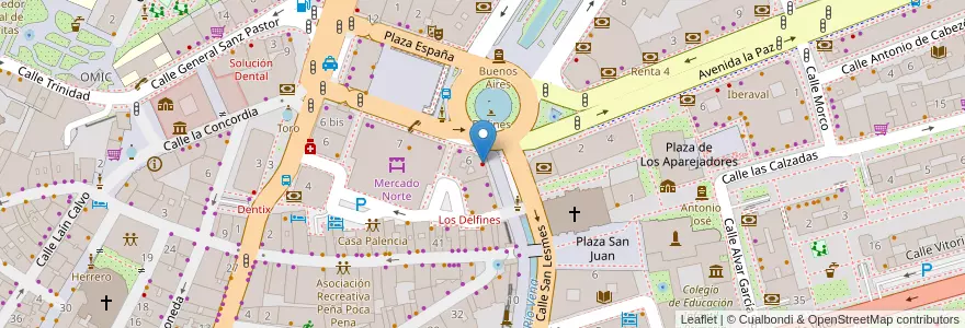 Mapa de ubicacion de Dr. Gonzalo Romero en İspanya, Castilla Y León, Burgos, Alfoz De Burgos, Burgos.