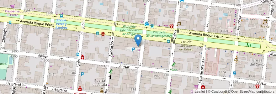 Mapa de ubicacion de Dr. Jorge Wolcan en Argentina, Misiones, Departamento Capital, Municipio De Posadas, Posadas.
