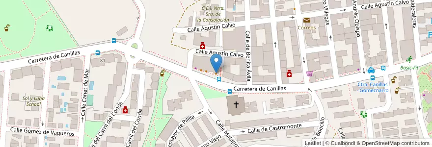 Mapa de ubicacion de Dr Livingstone en Испания, Мадрид, Мадрид, Área Metropolitana De Madrid Y Corredor Del Henares, Мадрид.