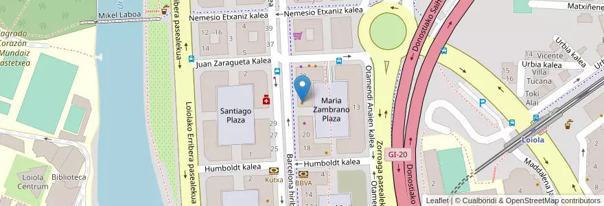 Mapa de ubicacion de Dr. Livingstone en España, Euskadi, Gipuzkoa, Donostialdea, Donostia/San Sebastián.