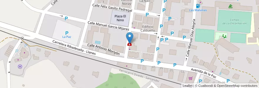 Mapa de ubicacion de Dr. Ortega Morales. Flebologia en スペイン.