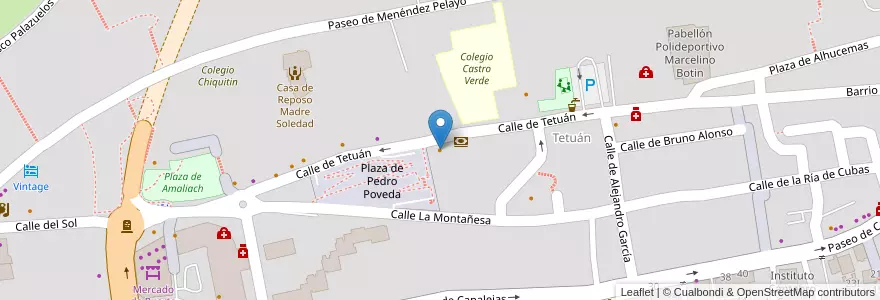 Mapa de ubicacion de Dragon en スペイン, カンタブリア州, カンタブリア州, Santander, Santander.
