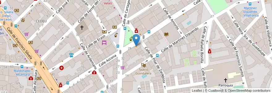 Mapa de ubicacion de Dragon City Restaurante Chino en Spagna, Comunidad De Madrid, Comunidad De Madrid, Área Metropolitana De Madrid Y Corredor Del Henares, Madrid.