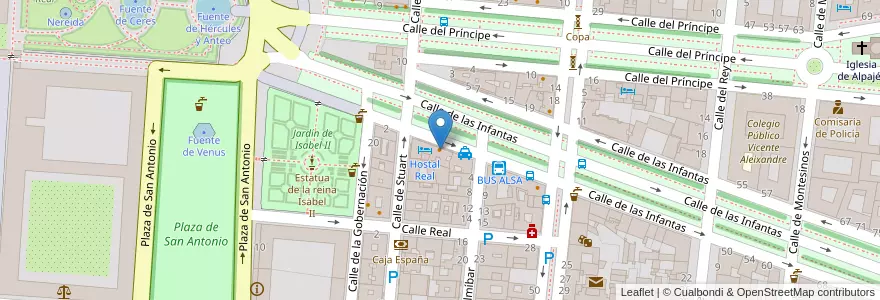 Mapa de ubicacion de Dragón Rojo en 西班牙, Comunidad De Madrid, Comunidad De Madrid, Las Vegas, Aranjuez.