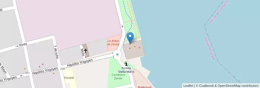 Mapa de ubicacion de Dream Catcher en Argentinien, Provinz Buenos Aires, Partido De Zárate.