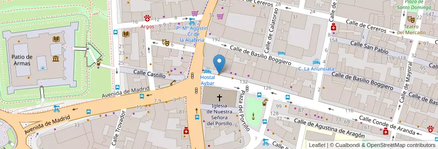 Mapa de ubicacion de Drinks & Pool en Espanha, Aragão, Saragoça, Zaragoza, Saragoça.