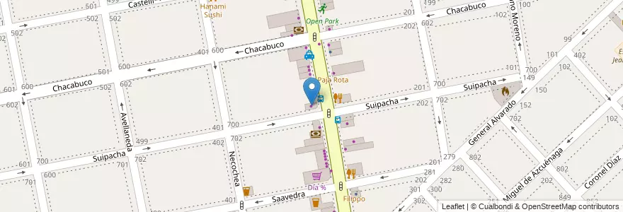 Mapa de ubicacion de Driver's en アルゼンチン, ブエノスアイレス州, Partido De La Matanza, Ramos Mejía.