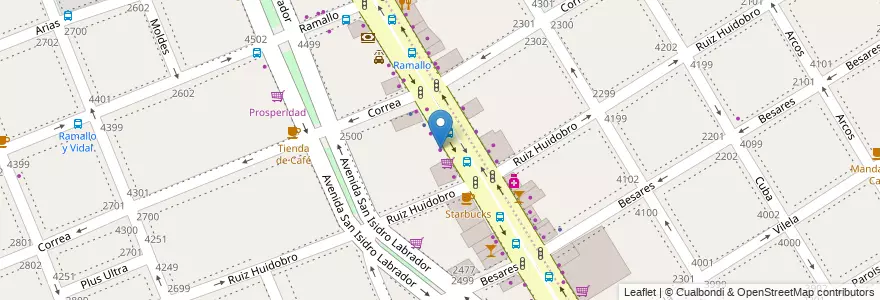 Mapa de ubicacion de Driver's, Saavedra en アルゼンチン, Ciudad Autónoma De Buenos Aires, ブエノスアイレス, Comuna 13.