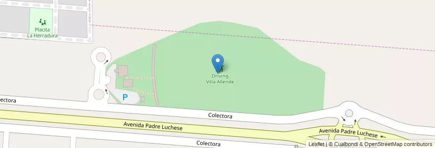 Mapa de ubicacion de Driving Villa Allende en Argentine, Córdoba, Departamento Colón, Municipio De Villa Allende, Pedanía Río Ceballos, Villa Allende.