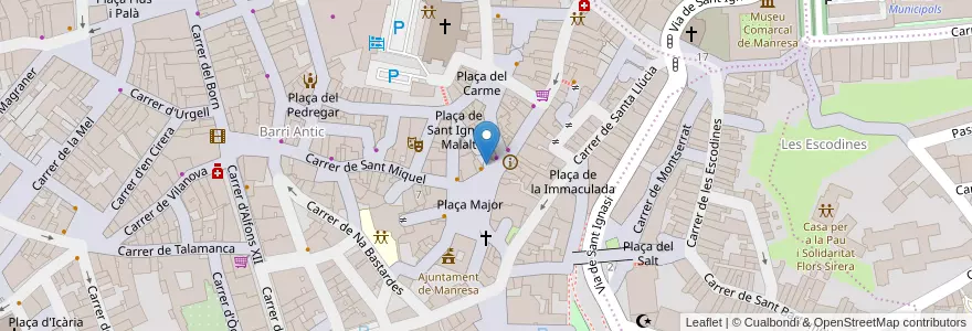 Mapa de ubicacion de Drogueria Ferrer en Sepanyol, Catalunya, Barcelona, Bages, Manresa.