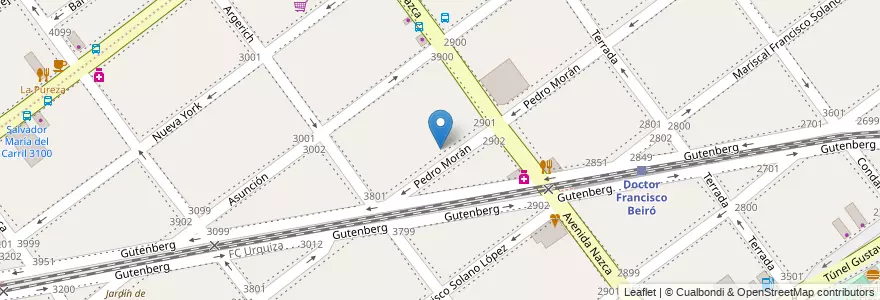 Mapa de ubicacion de Dulce Osito, Agronomia en アルゼンチン, Ciudad Autónoma De Buenos Aires, ブエノスアイレス, Comuna 11, Comuna 15.