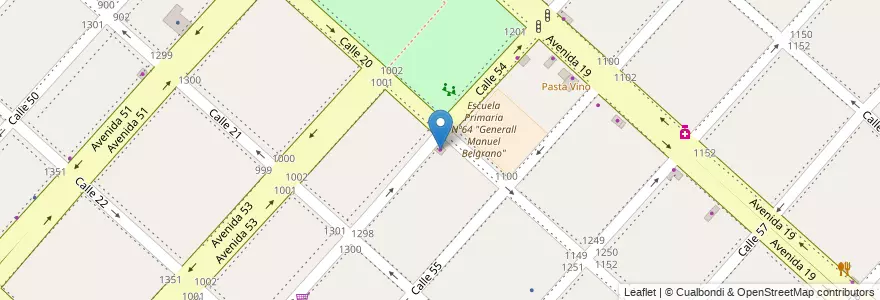 Mapa de ubicacion de Dulce Sofia, Casco Urbano en Argentina, Buenos Aires, Partido De La Plata, La Plata.