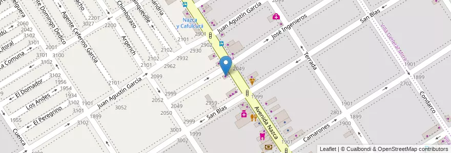 Mapa de ubicacion de Dulces Deseos, Villa Santa Rita en Arjantin, Ciudad Autónoma De Buenos Aires, Buenos Aires, Comuna 11.