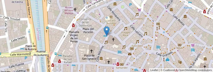 Mapa de ubicacion de Dulces Dreams en Espanha, Andaluzia, Málaga, Málaga-Costa Del Sol, Málaga.