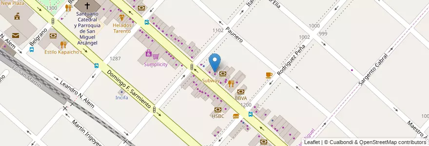 Mapa de ubicacion de Dunkelvolk en Arjantin, Buenos Aires, Partido De San Miguel, San Miguel.
