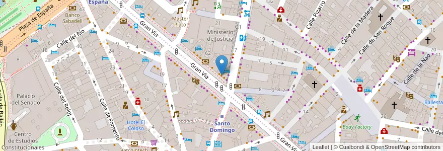 Mapa de ubicacion de Dunkin' Coffee en Spain, Community Of Madrid, Community Of Madrid, Área Metropolitana De Madrid Y Corredor Del Henares, Madrid.