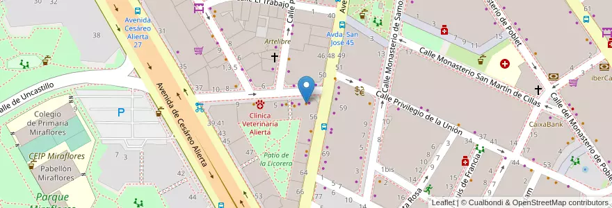 Mapa de ubicacion de Duo en إسبانيا, أرغون, سرقسطة, Zaragoza, سرقسطة.