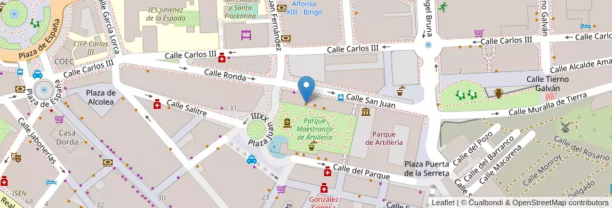 Mapa de ubicacion de Duo en Espanha, Região De Múrcia, Região De Múrcia, Campo De Cartagena Y Mar Menor, Cartagena.