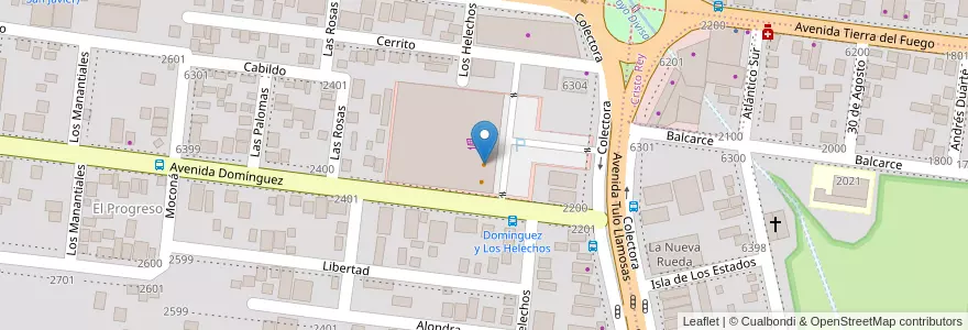 Mapa de ubicacion de Duomo en الأرجنتين, Misiones, Departamento Capital, Municipio De Posadas, Posadas.