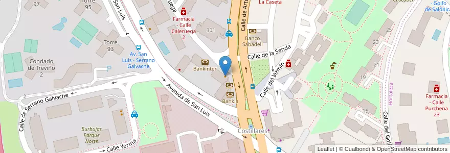 Mapa de ubicacion de Duomo's Pizza en إسبانيا, منطقة مدريد, منطقة مدريد, Área Metropolitana De Madrid Y Corredor Del Henares, مدريد.