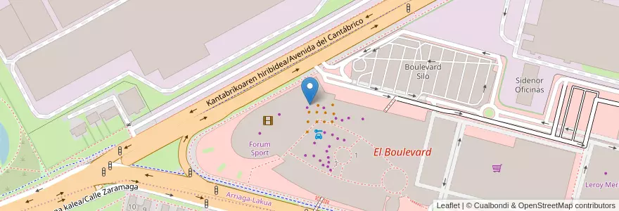 Mapa de ubicacion de Duomo's Pizza en İspanya, Bask Bölgesi, Araba/Álava, Gasteizko Kuadrilla/Cuadrilla De Vitoria, Vitoria-Gasteiz.