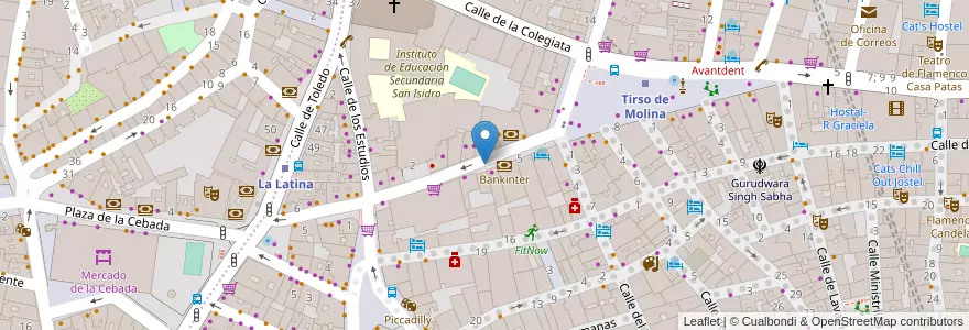 Mapa de ubicacion de DUQUE DE ALBA, CALLE, DEL,9 en إسبانيا, منطقة مدريد, منطقة مدريد, Área Metropolitana De Madrid Y Corredor Del Henares, مدريد.