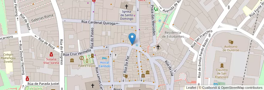 Mapa de ubicacion de Duque en スペイン, ガリシア州, オウレンセ, Ourense, オウレンセ.