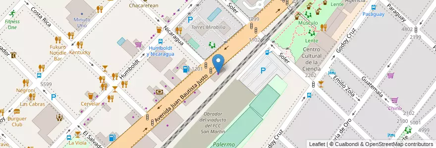 Mapa de ubicacion de Durlock, Palermo en Argentina, Autonomous City Of Buenos Aires, Autonomous City Of Buenos Aires, Comuna 14.