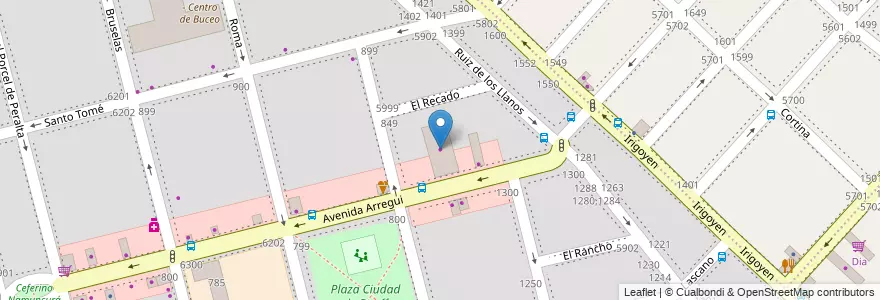 Mapa de ubicacion de E Garage, Versalles en 아르헨티나, Ciudad Autónoma De Buenos Aires, 부에노스아이레스, Comuna 10.