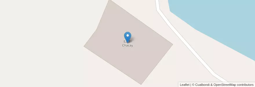 Mapa de ubicacion de Ea. El Chacay en Argentinië, Santa Cruz, Chili, Río Chico.