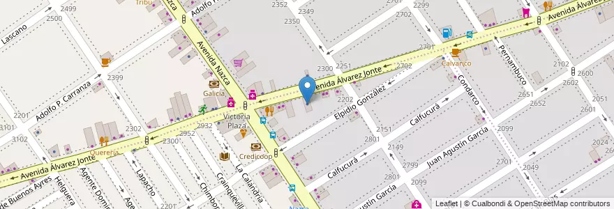 Mapa de ubicacion de Eagle Informática, Villa Santa Rita en Argentinien, Ciudad Autónoma De Buenos Aires, Buenos Aires, Comuna 11.