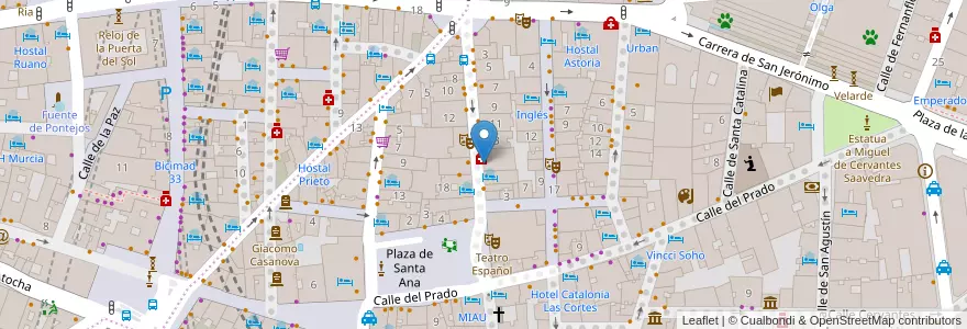 Mapa de ubicacion de Eat is wok en Spanje, Comunidad De Madrid, Comunidad De Madrid, Área Metropolitana De Madrid Y Corredor Del Henares, Madrid.