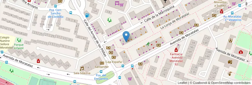 Mapa de ubicacion de ECM en Испания, Мадрид, Мадрид, Área Metropolitana De Madrid Y Corredor Del Henares, Мадрид.