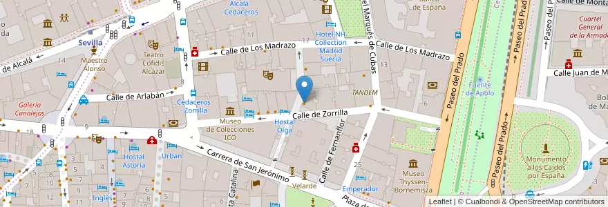 Mapa de ubicacion de Edelweiss en 스페인, Comunidad De Madrid, Comunidad De Madrid, Área Metropolitana De Madrid Y Corredor Del Henares, 마드리드.