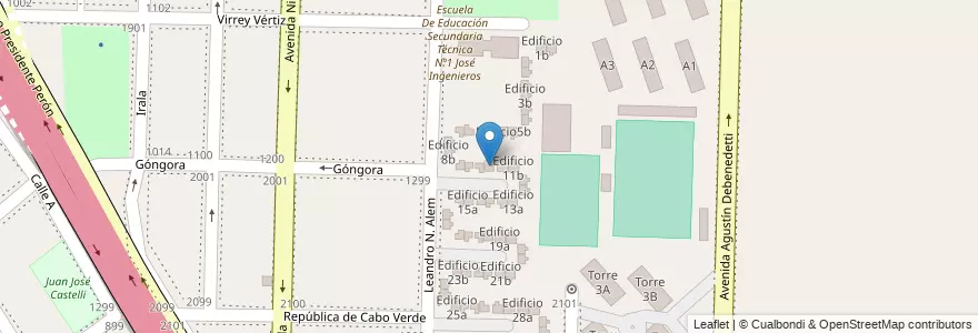 Mapa de ubicacion de Edificio 10b en الأرجنتين, بوينس آيرس, Partido De Avellaneda, Dock Sud.