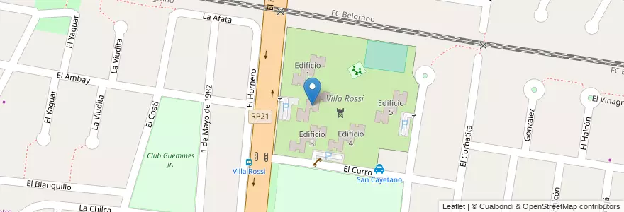 Mapa de ubicacion de Edificio 2 en Argentina, Buenos Aires, Partido De La Matanza, Ciudad Evita.