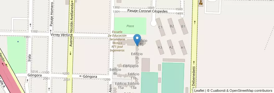 Mapa de ubicacion de Edificio 2a en アルゼンチン, ブエノスアイレス州, Partido De Avellaneda, Dock Sud.