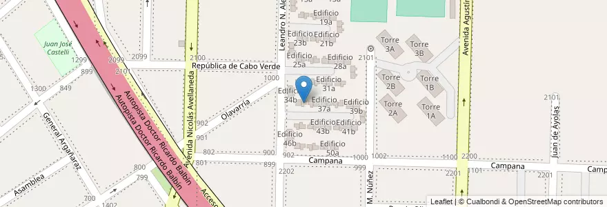 Mapa de ubicacion de Edificio 35b en Argentinien, Provinz Buenos Aires, Partido De Avellaneda, Dock Sud.